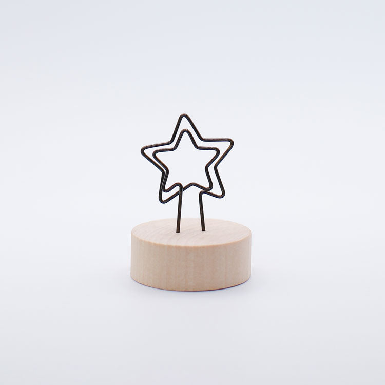 Wooden Star Card Holder