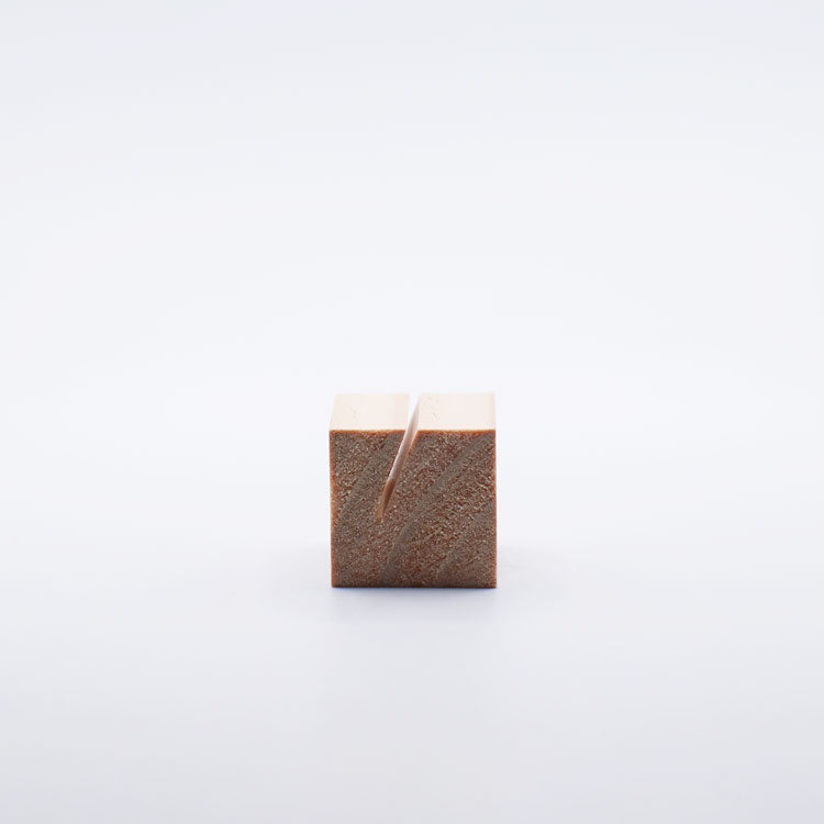 Wooden Square Card Holder